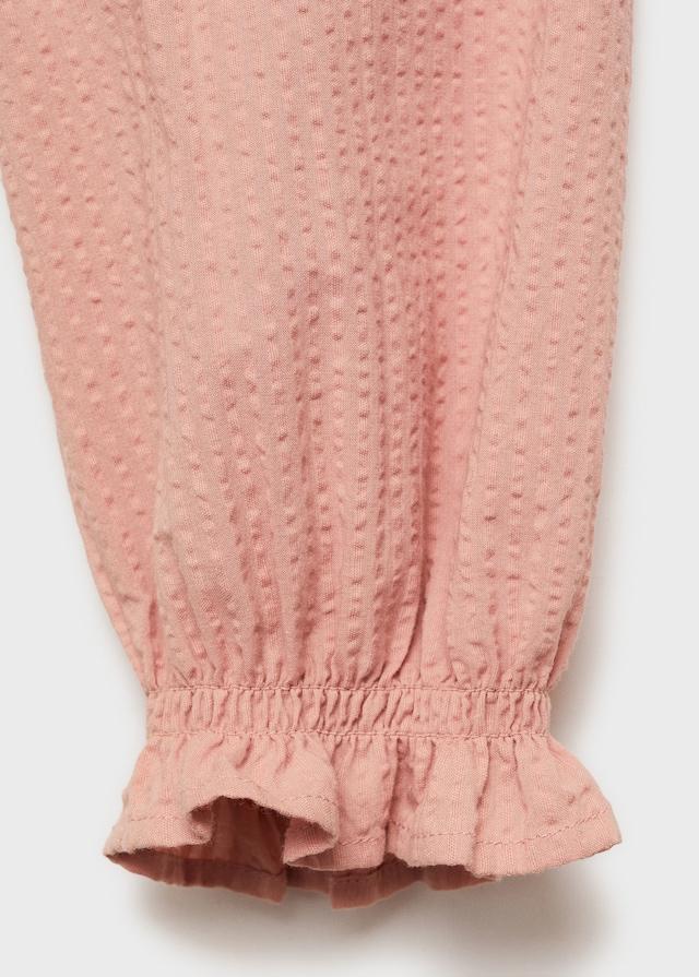 Mango Texturierte Baumwollbluse Zeitlich begrenztes Angebot