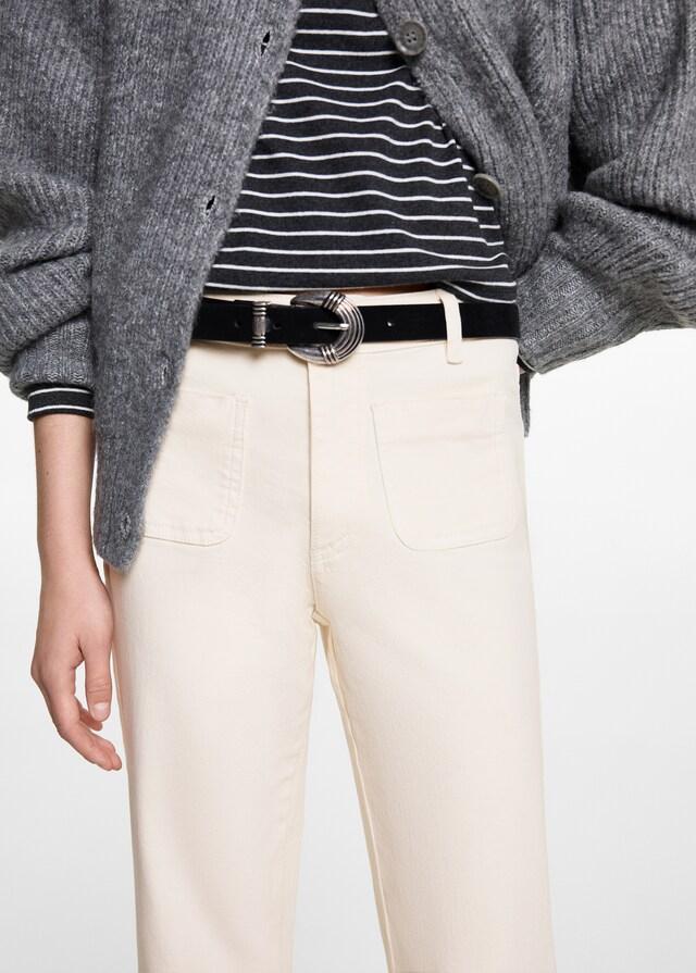 Mango Flared Jeans mit Taschen Räumungsverkauf