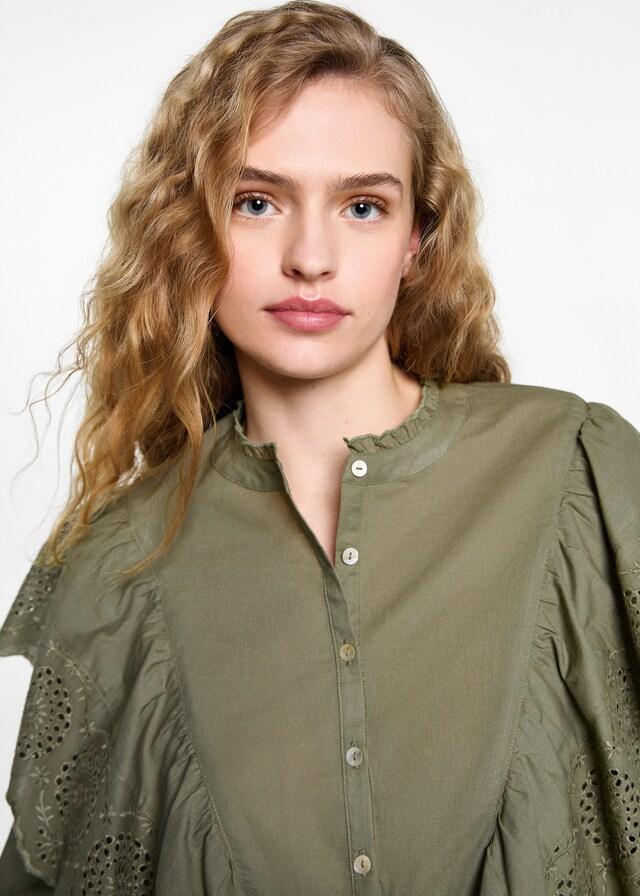 Mango Rüschenbluse Zeitbegrenzte Promotion