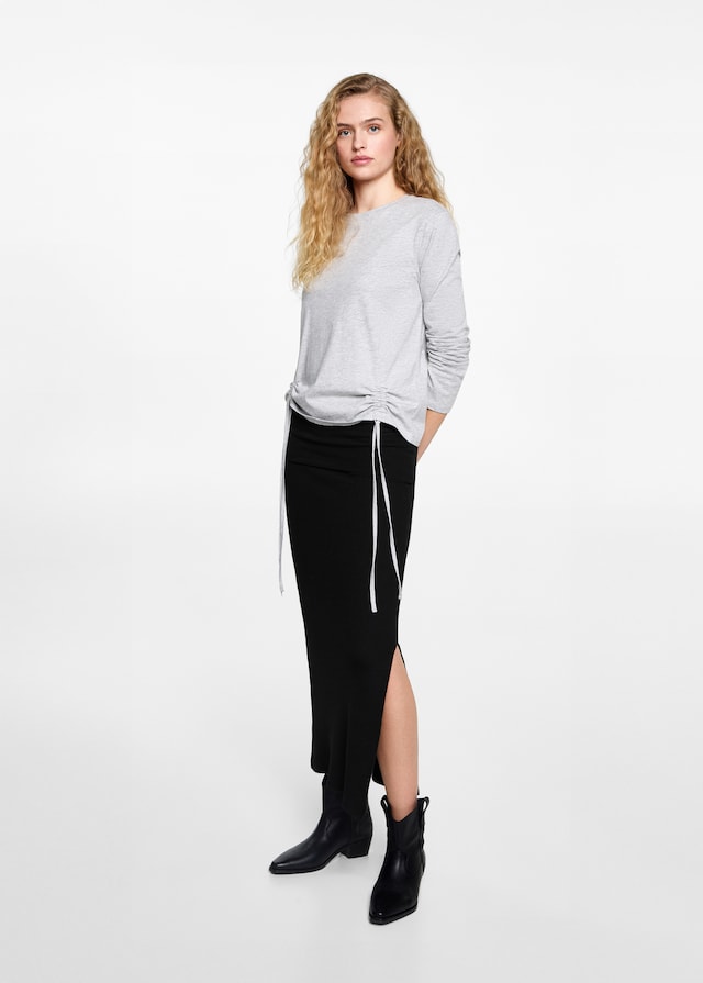 Mango Langer Strickrock Bis zu 65% Rabatt