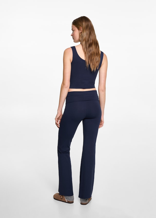 Mango Flared Leggings Super Rabatt