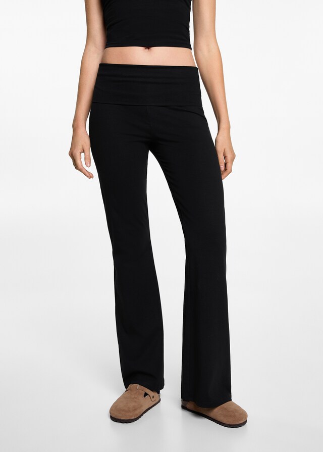 Mango Flared Leggings Kostenloser Versand international