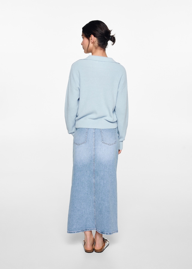 Mango Pullover mit Polo-Kragen Begrenzt auf 3 Tage