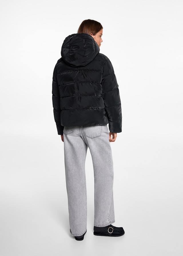 Mango Stepp-Anorak mit Kapuze Auslauf