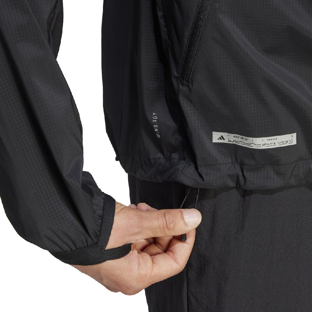 laredoute Laufjacke mit kleinem Logo schwarz adidas Performance Discount Store für neue Produkte