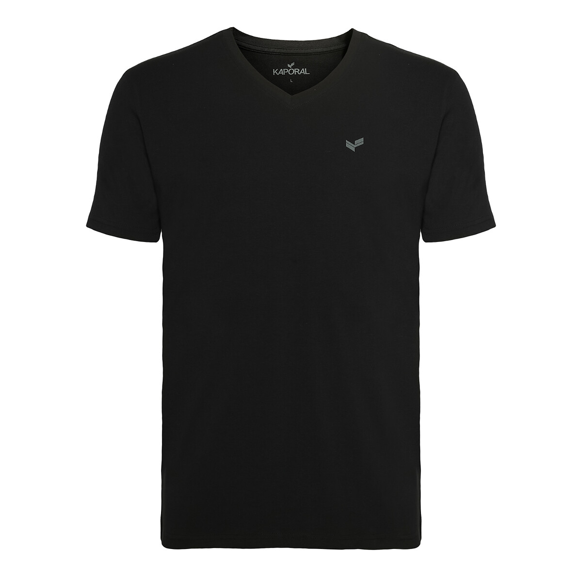 laredoute 2er-Pack T-Shirts Gift V-Ausschnitt weiss + schwarz KAPORAL Black Friday Preise