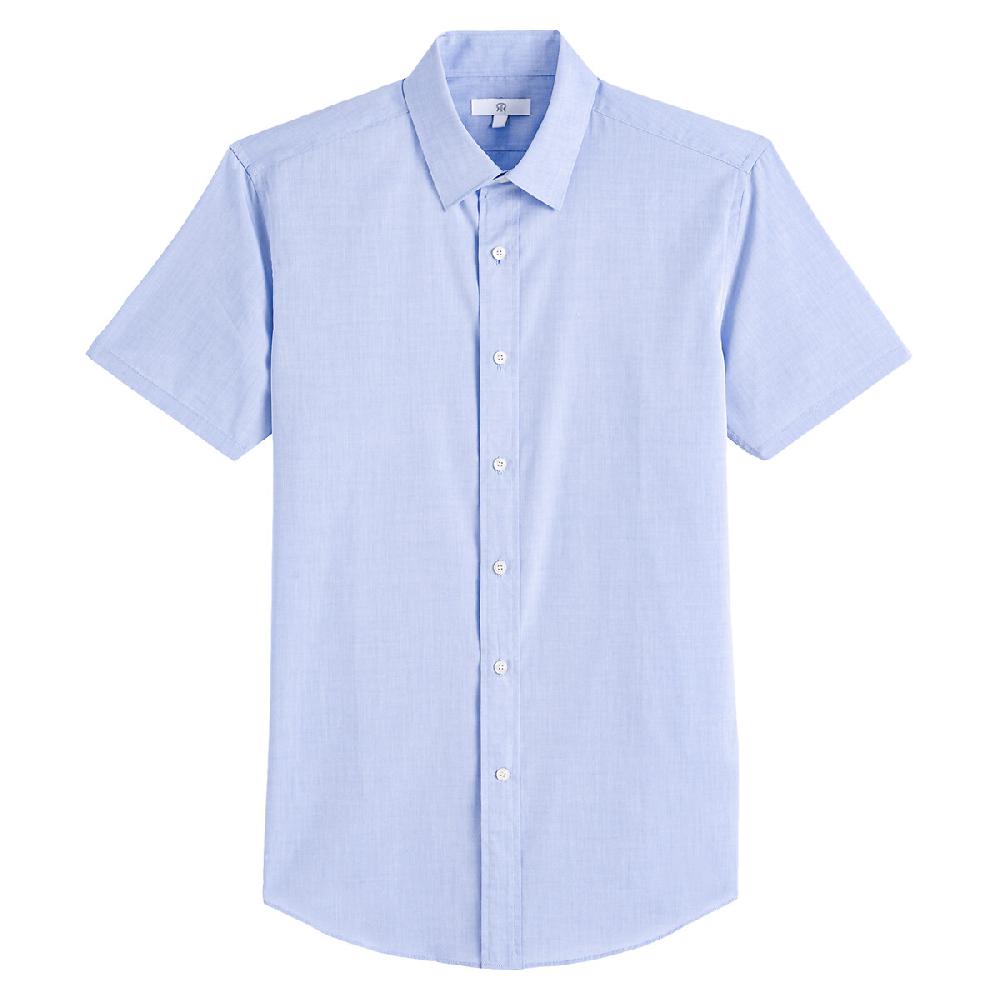 laredoute Kurzärmeliges Hemd aus Popeline Regular-Fit - LA REDOUTE COLLECTIONS Online
