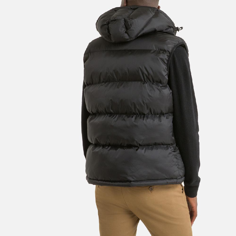 laredoute Ärmelloses Stepp-Gilet Idaho 2V mit Kapuze schwarz SCHOTT Exklusive Angebote