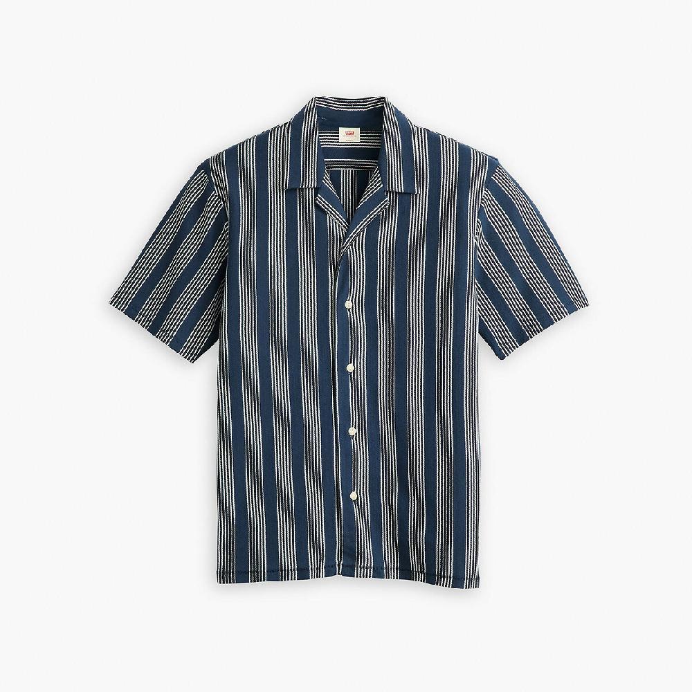 laredoute Gestreiftes Kurzarm-Hemd Baumwolljersey blau gestreift LEVI'S Bestseller