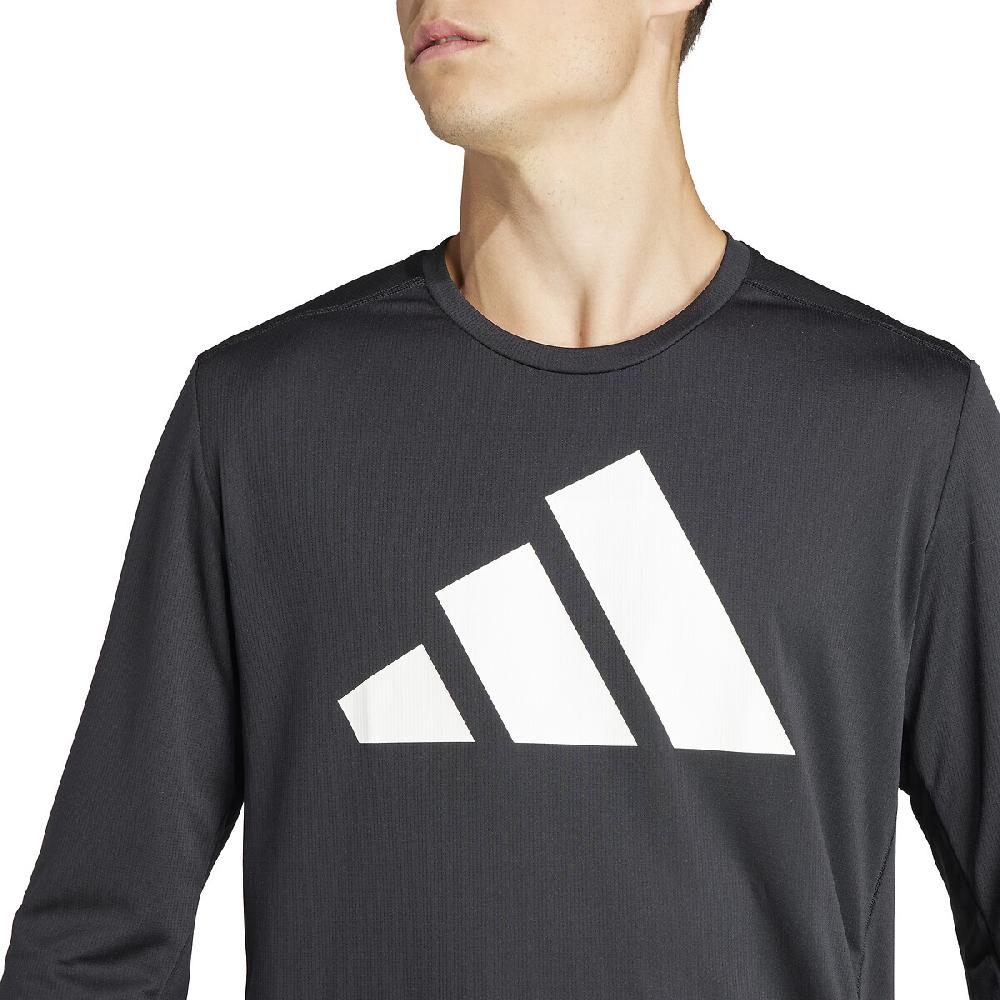 laredoute Langarmshirt mit grossem Logoprint schwarz adidas Performance Räumungsverkauf