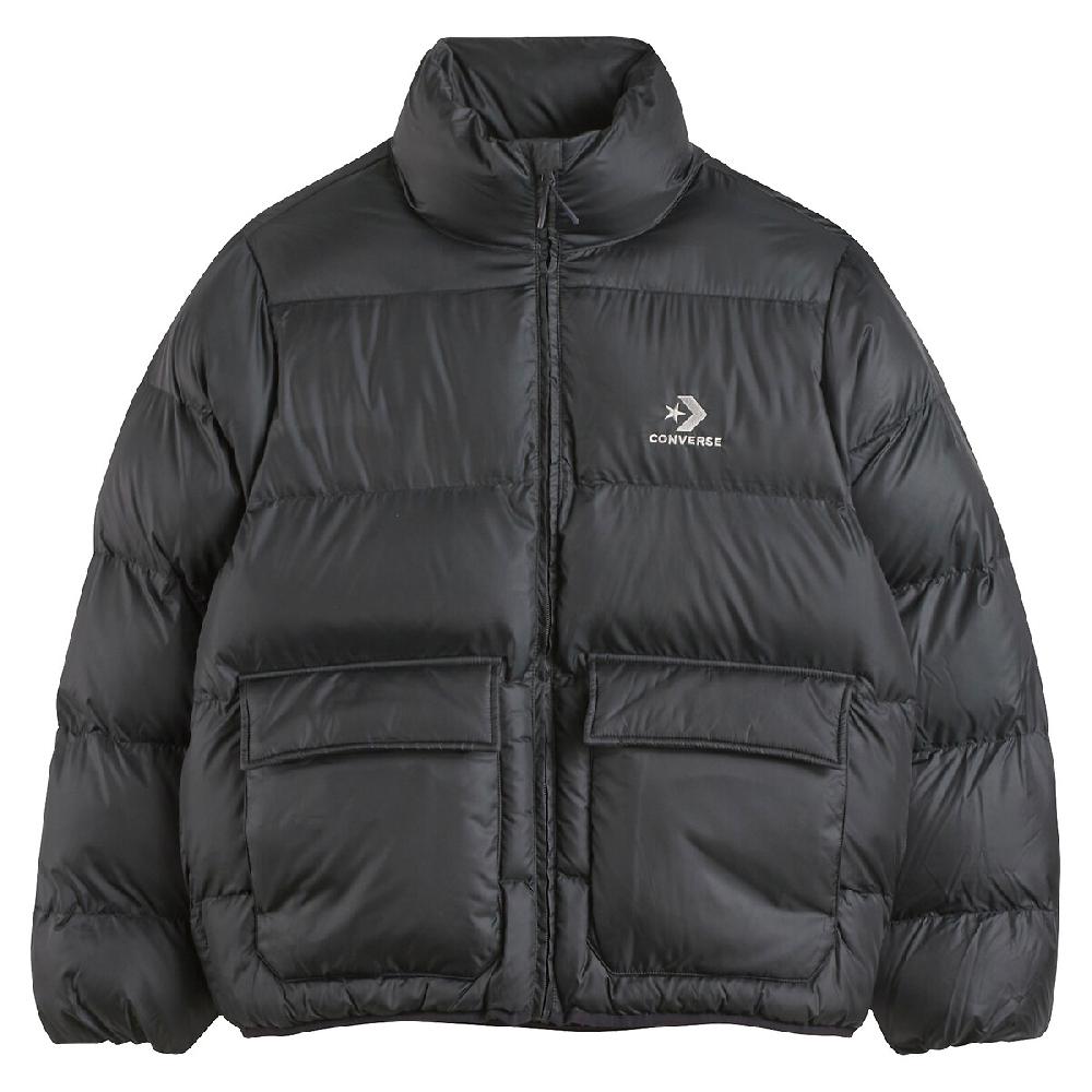 laredoute Steppjacke mit kleinem Logo schwarz CONVERSE