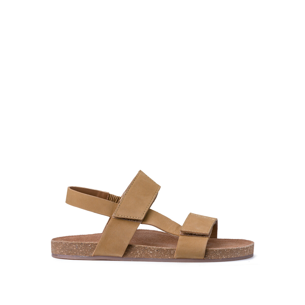 laredoute Ledersandalen mit Klettverschluss beige LA REDOUTE COLLECTIONS Bis zu 50% Rabatt