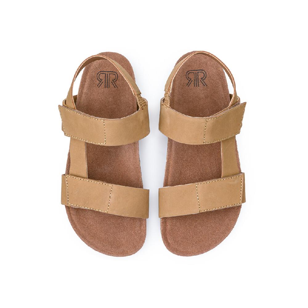 laredoute Ledersandalen mit Klettverschluss beige LA REDOUTE COLLECTIONS Bis zu 50% Rabatt