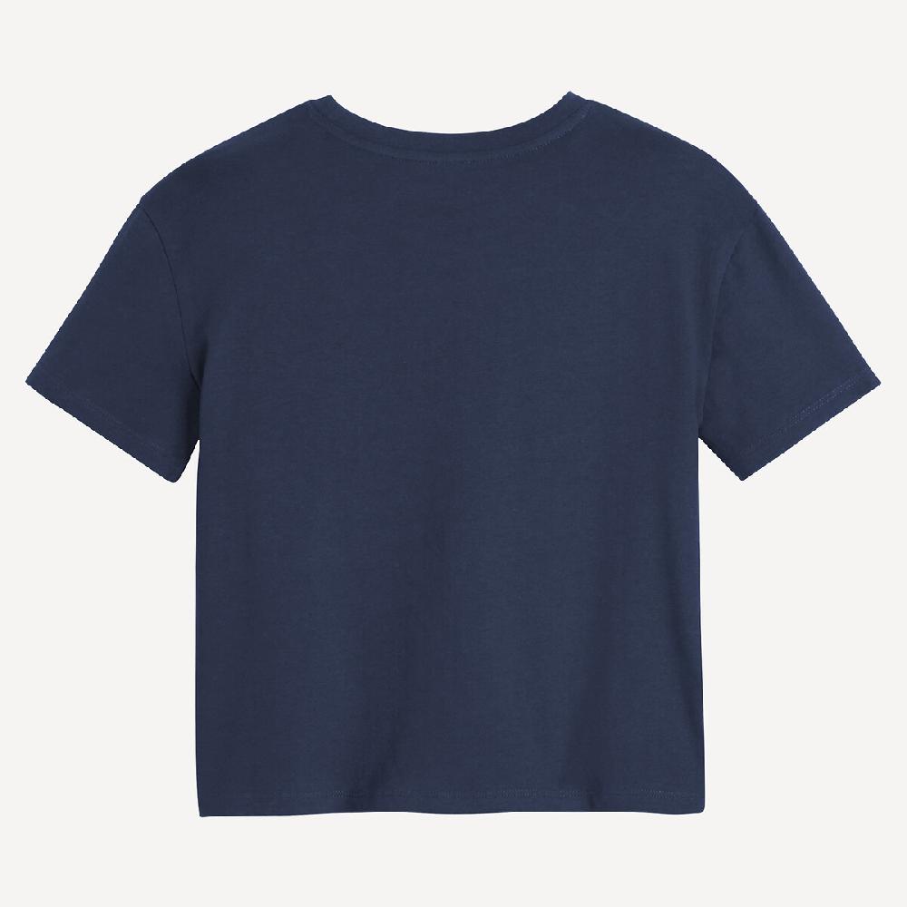 laredoute T-Shirt mit rundem Ausschnitt & Sonnen-Print marine LA REDOUTE COLLECTIONS Vierteljährliche Förderung
