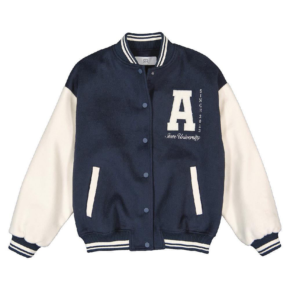 laredoute Jacke im College-Style marine/ecru LA REDOUTE COLLECTIONS Discount Store für neue Produkte