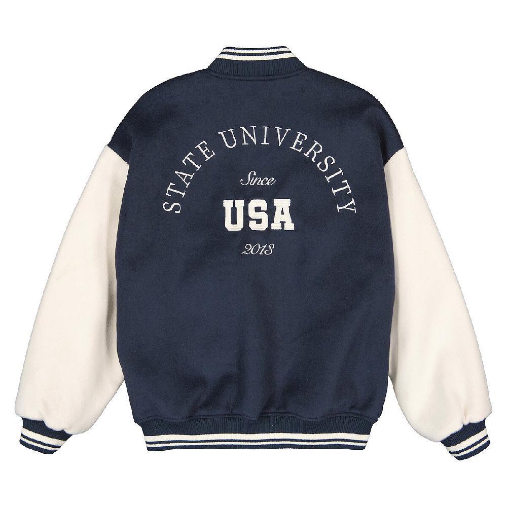 laredoute Jacke im College-Style marine/ecru LA REDOUTE COLLECTIONS Discount Store für neue Produkte