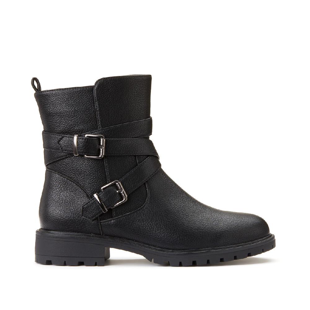 laredoute Boots im Bikerstil Profilsohle schwarz LA REDOUTE COLLECTIONS Riesige Rabatte