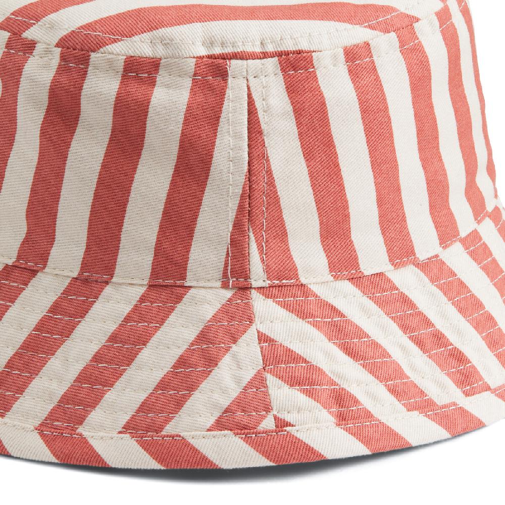laredoute Gestreifter Bob-Hut aus Baumwolle rosa weiss gestreift LA REDOUTE COLLECTIONS Begrenzt auf 3 Tage