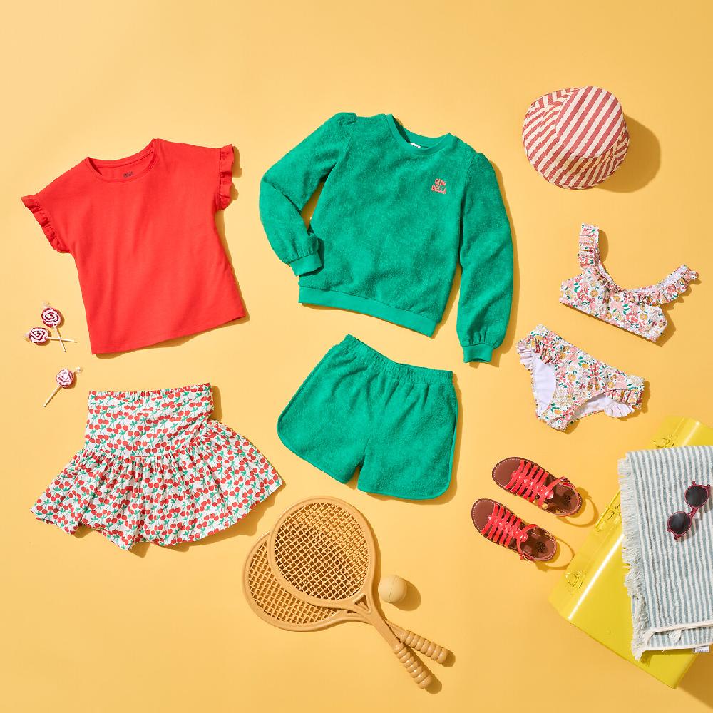 laredoute Gestreifter Bob-Hut aus Baumwolle rosa weiss gestreift LA REDOUTE COLLECTIONS Begrenzt auf 3 Tage