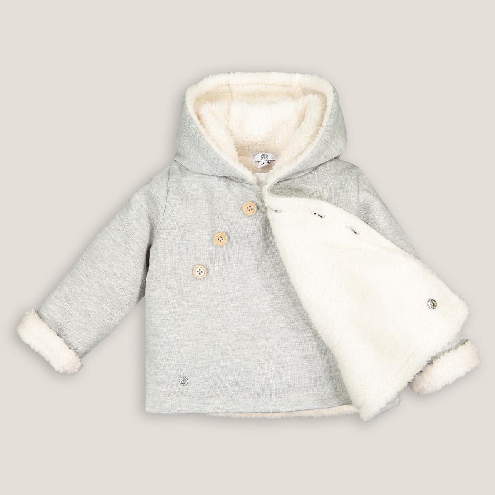 laredoute Winterjacke mit Kapuze grau meliert LA REDOUTE COLLECTIONS Black Friday Preise