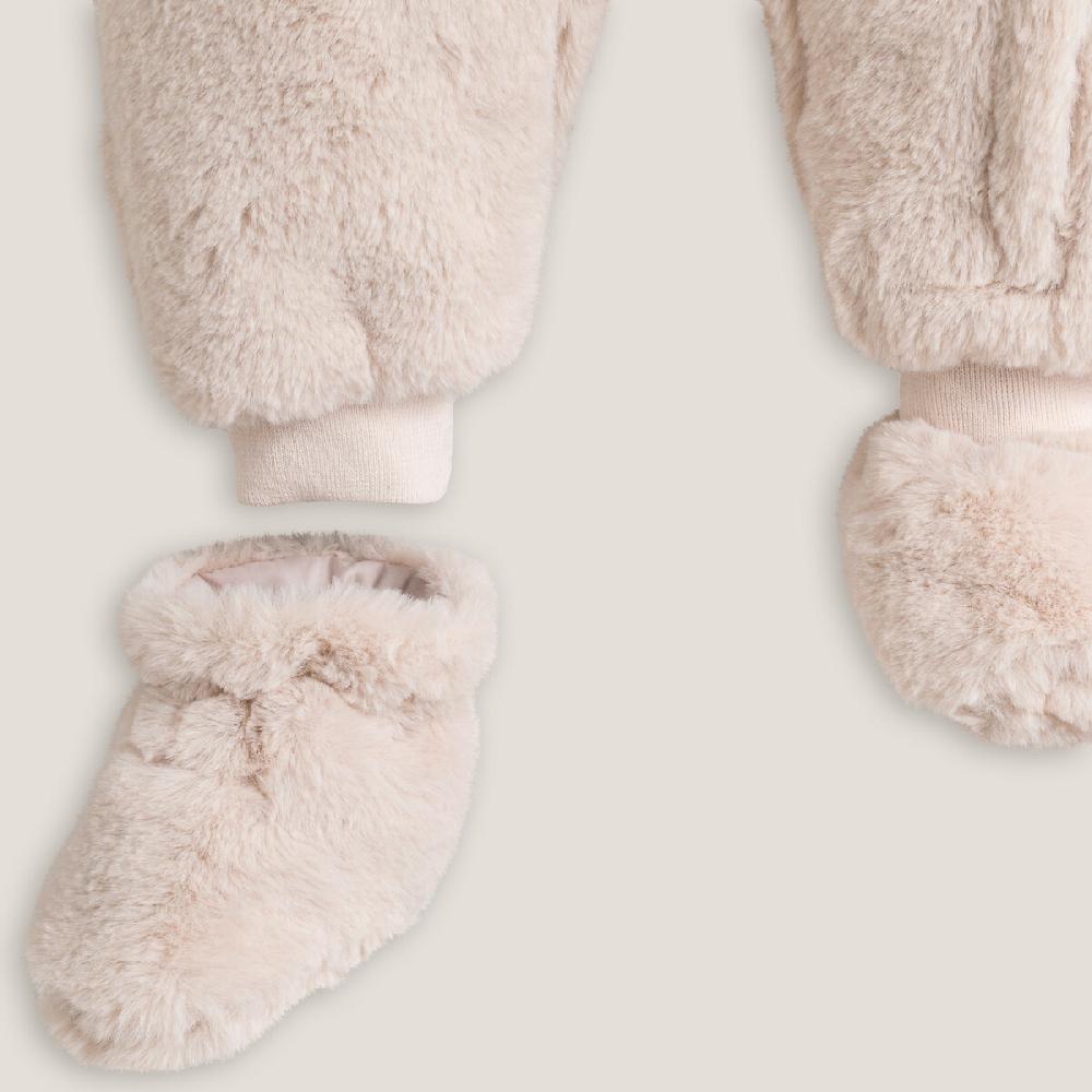 laredoute Kuscheliger Overall mit Kapuze rosa LA REDOUTE COLLECTIONS Schlussverkauf