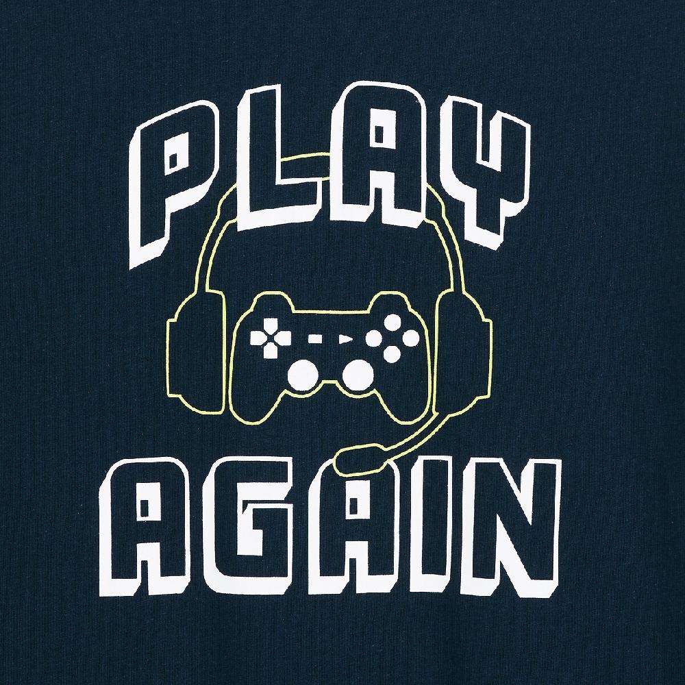 laredoute Pyjama aus Jersey mit Gaming-Aufdruck marine/grün LA REDOUTE COLLECTIONS Meist gekauft