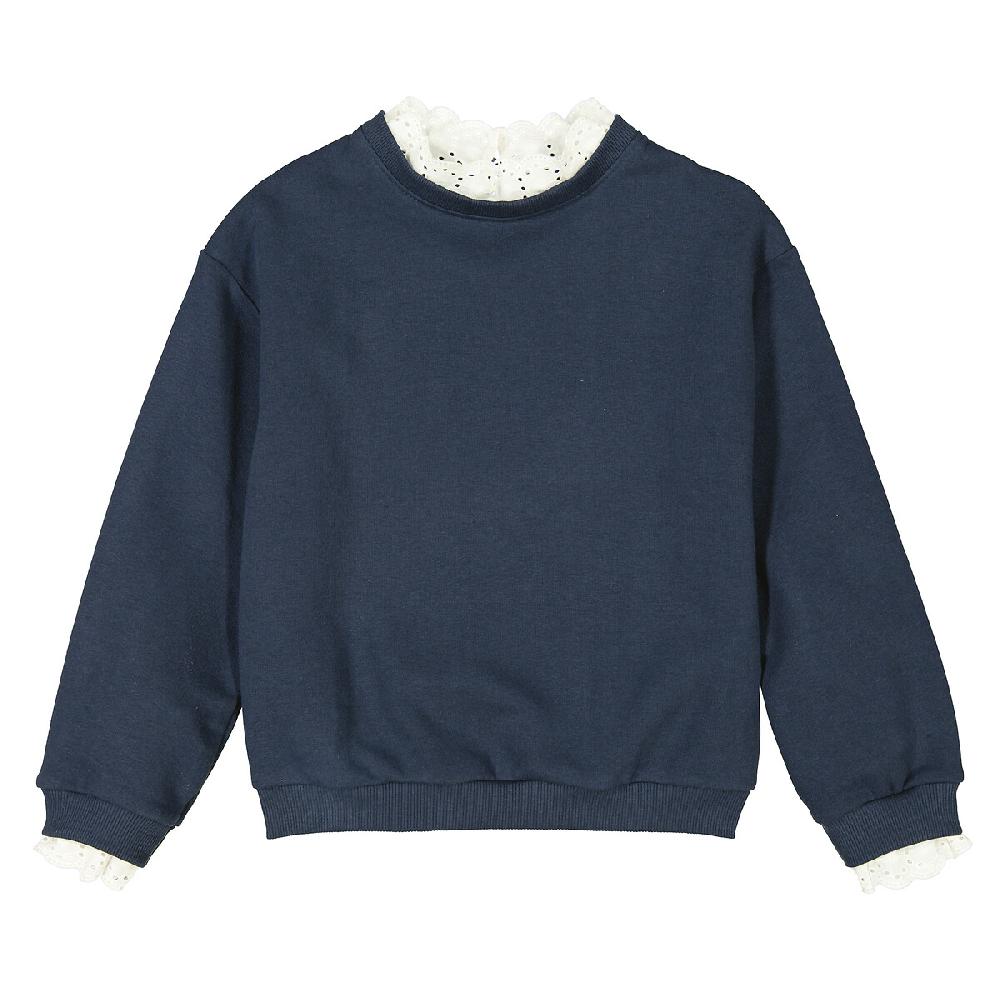 laredoute Sweatshirt Details mit Lochstickerei - LA REDOUTE COLLECTIONS Fabrikpreis