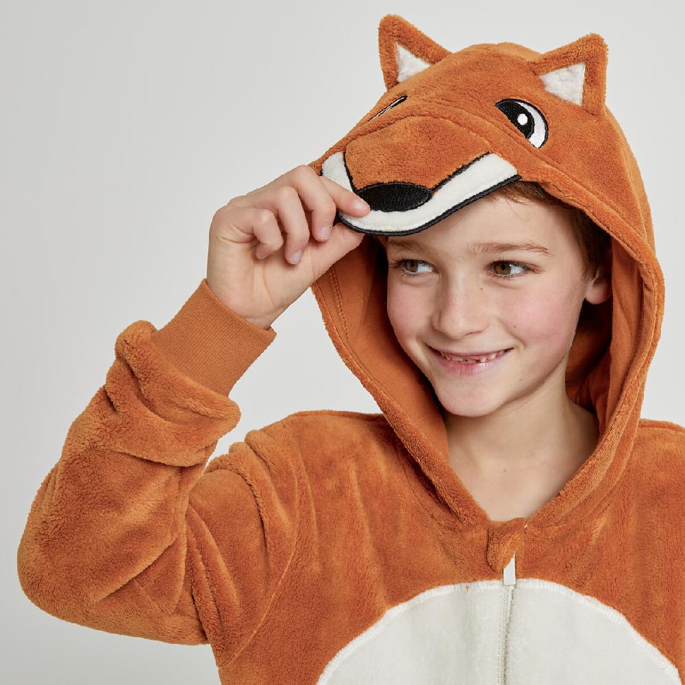 laredoute Fuchs-Overall mit Kapuze kamel LA REDOUTE COLLECTIONS