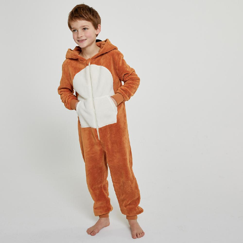 laredoute Fuchs-Overall mit Kapuze kamel LA REDOUTE COLLECTIONS Günstig kaufen
