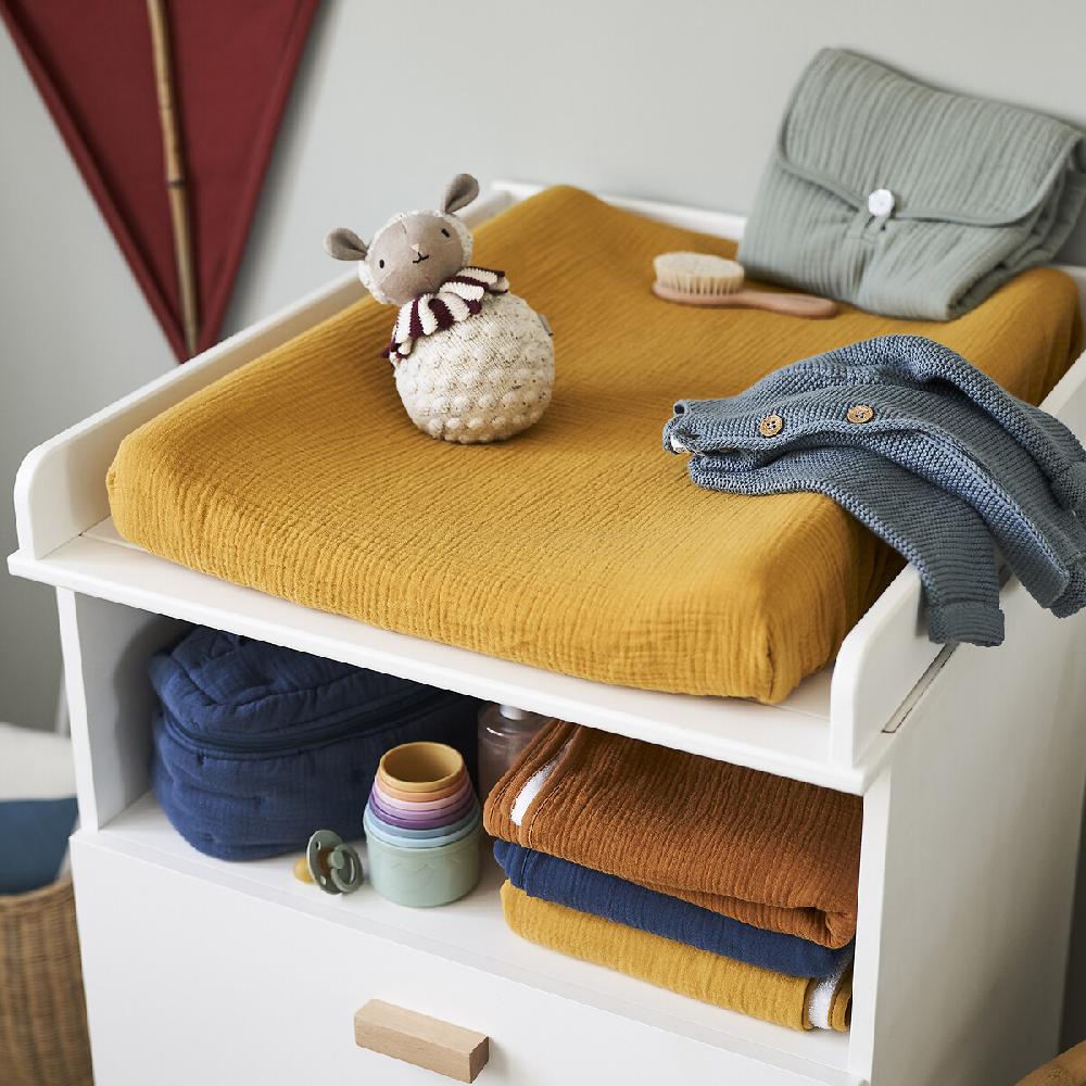 laredoute Reise-Wickelunterlage Kumla aus Baumwoll-Musselin - LA REDOUTE INTERIEURS Flash Sale