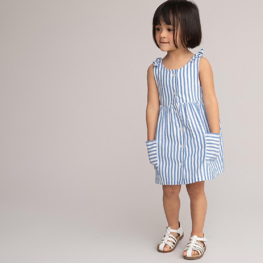 laredoute Kleid ärmellos gestreift blau LA REDOUTE COLLECTIONS