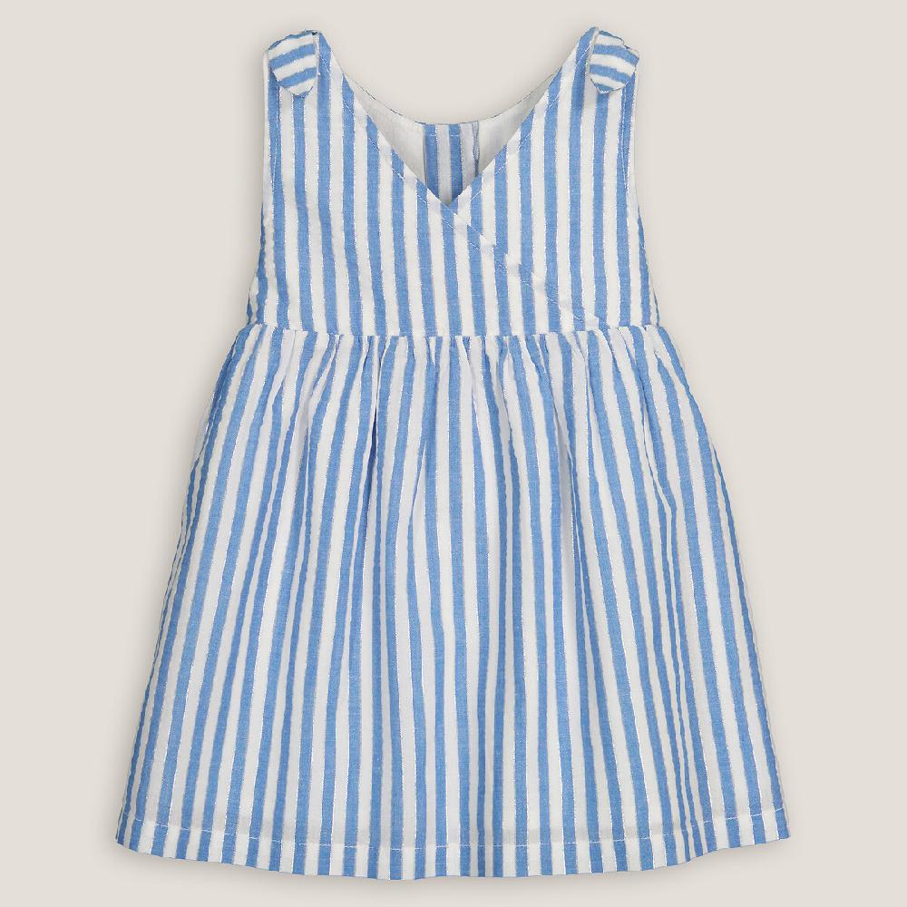 laredoute Kleid ärmellos gestreift blau LA REDOUTE COLLECTIONS Begrenztes Angebot