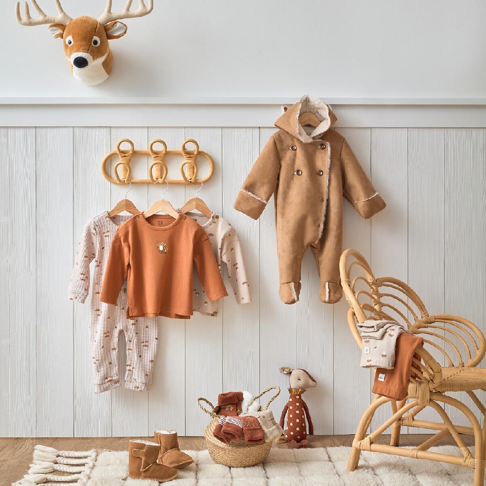 laredoute Overall aus Waffelpikee mit Pilzmuster bedruckt LA REDOUTE COLLECTIONS Online Shopping