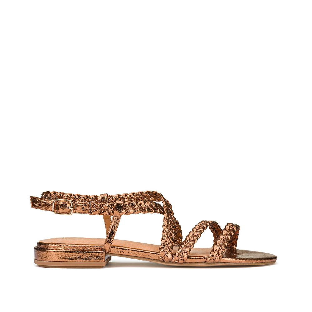 laredoute Geflochtene Sandalen bronzefarben LA REDOUTE COLLECTIONS Preisnachlass