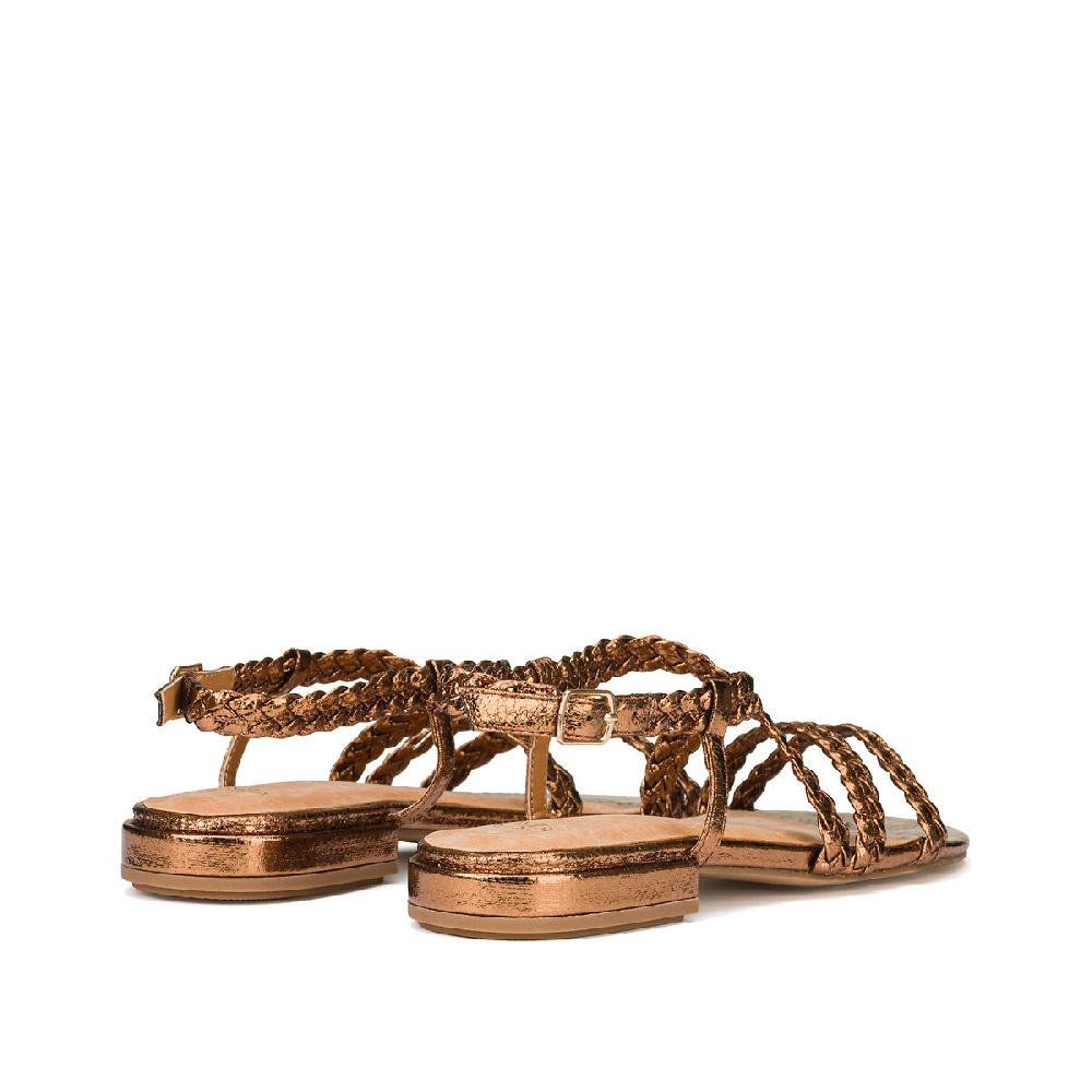 laredoute Geflochtene Sandalen bronzefarben LA REDOUTE COLLECTIONS Preisnachlass