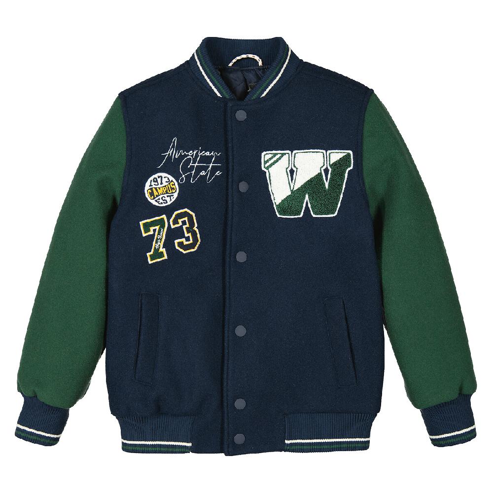 laredoute Jacke im College-Style marine/grün LA REDOUTE COLLECTIONS Weihnachtsangebot