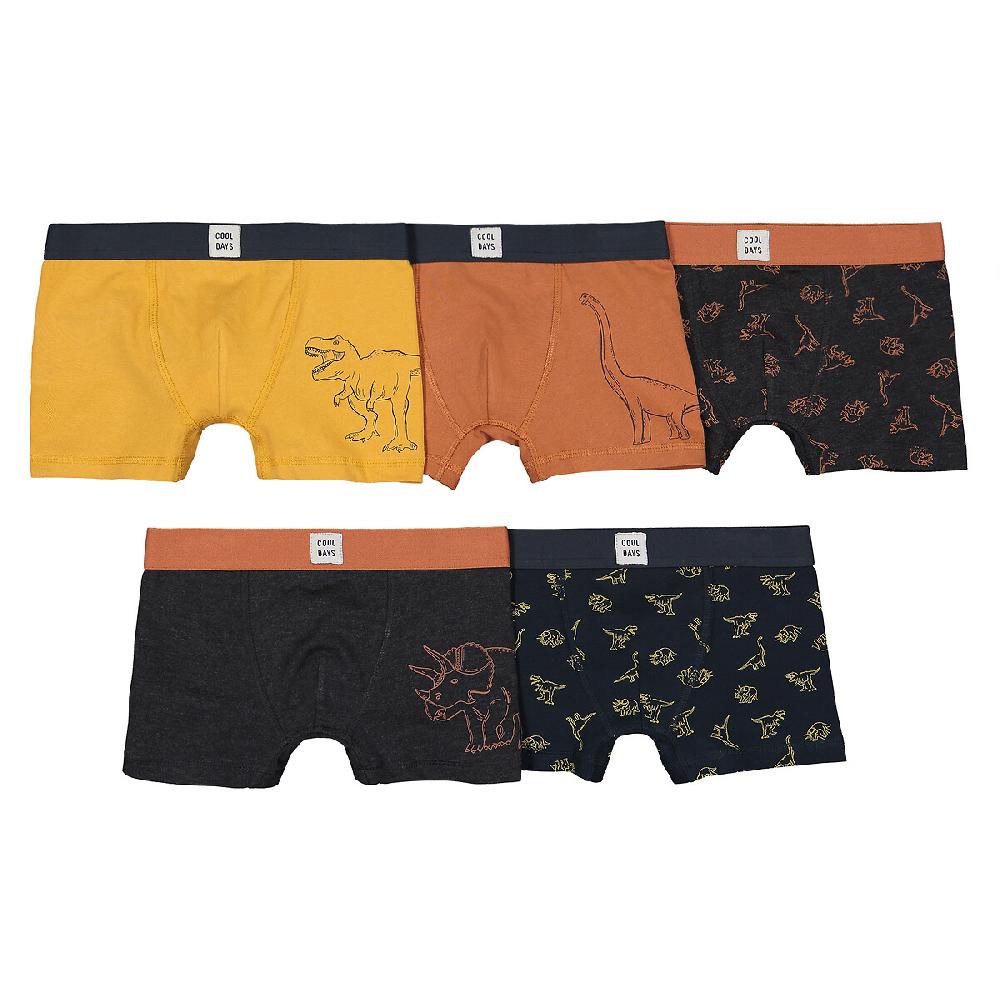 laredoute 5er-Pack Boxerpants "Dinosaurier" bunt LA REDOUTE COLLECTIONS Muttertagsangebot