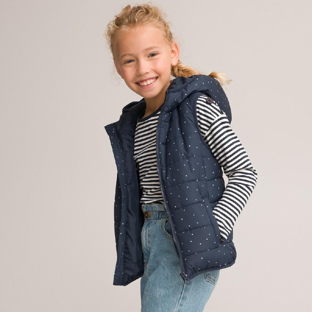 laredoute Steppjacke mit Kapuze Sternenmuster bedruckt LA REDOUTE COLLECTIONS Vatertagsangebot
