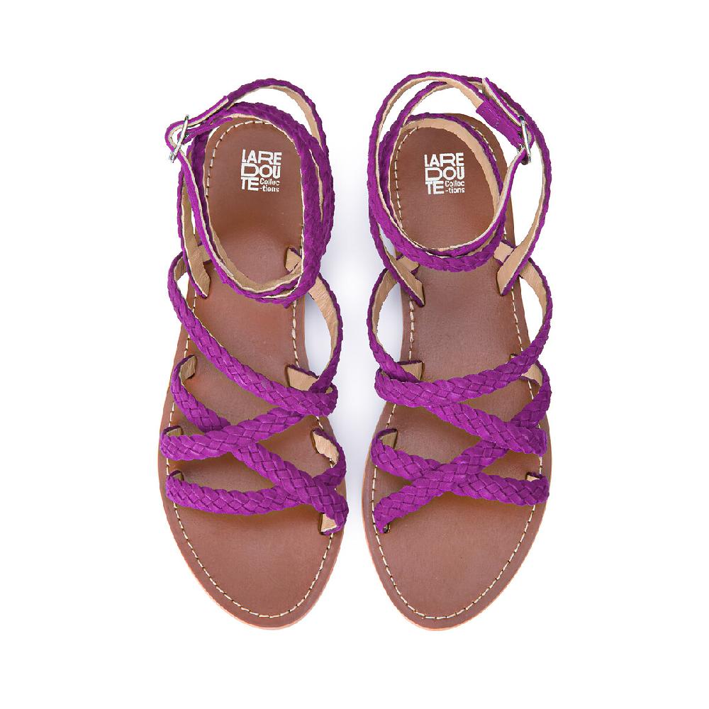 laredoute Geflochtene Signature-Sandalen aus Leder - LA REDOUTE COLLECTIONS Zeitlich begrenztes Angebot