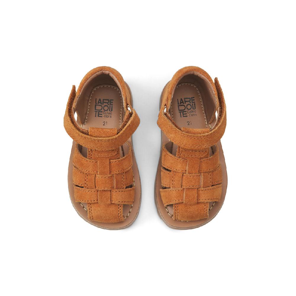 laredoute Sandalen Leder orange LA REDOUTE COLLECTIONS Blitzangebot