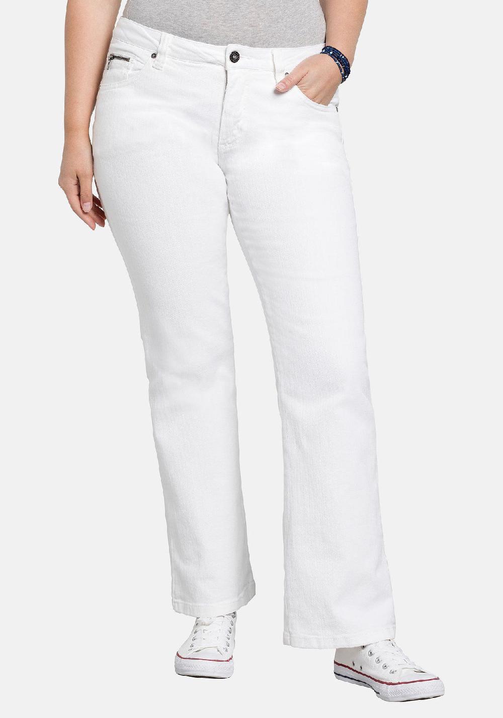 sheego Jeans in 5-Pocket-Form mit Used-Effekten Riesige Rabatte