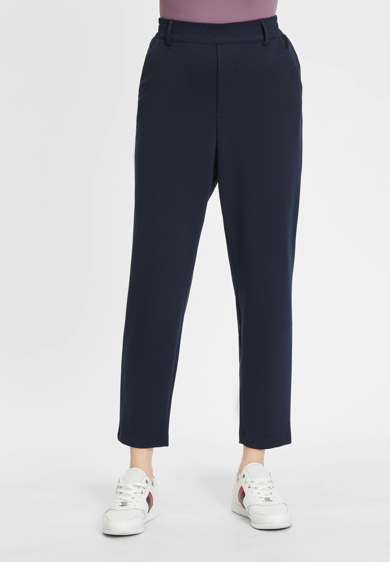 DENIM TOM TAILOR Chinohose Elastikbund Relaxed Fit für Damen Clearance-Verkauf