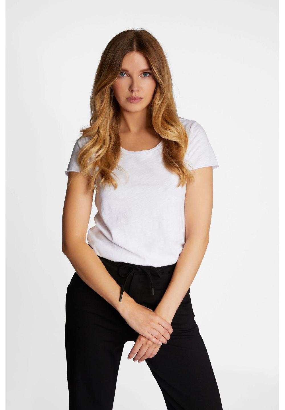 rich&royal T-Shirt Baumwolle U-Ausschnitt für Damen Begrenzt auf 3 Tage