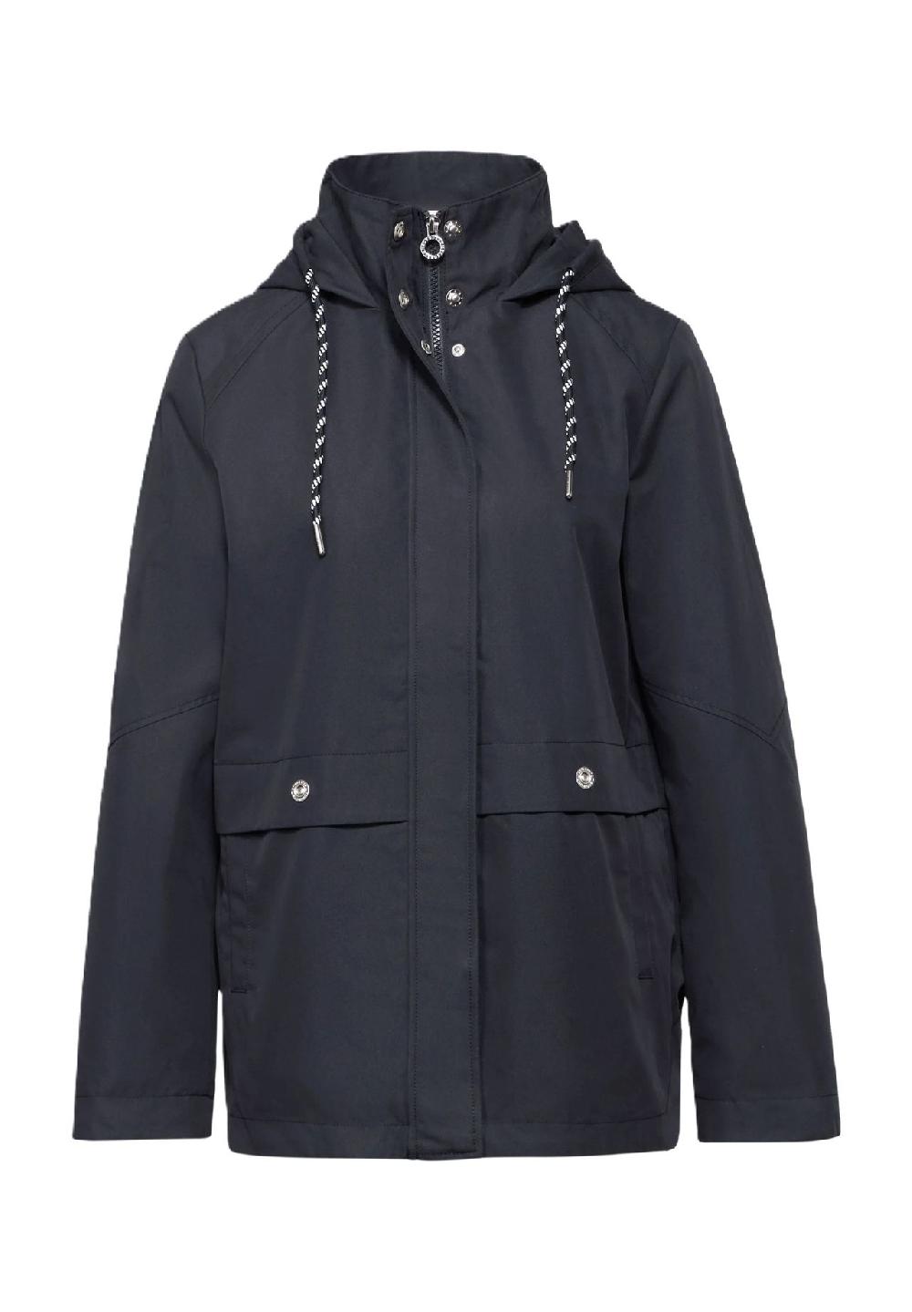 Street One Parka verdeckter Reißverschluss Stehkragen für Damen Online