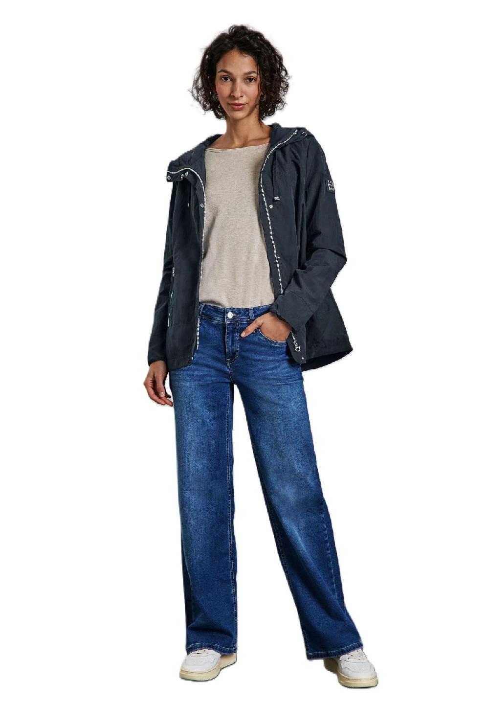 Street One Windbreaker verdeckter Reißverschluss Patch für Damen Verkauf