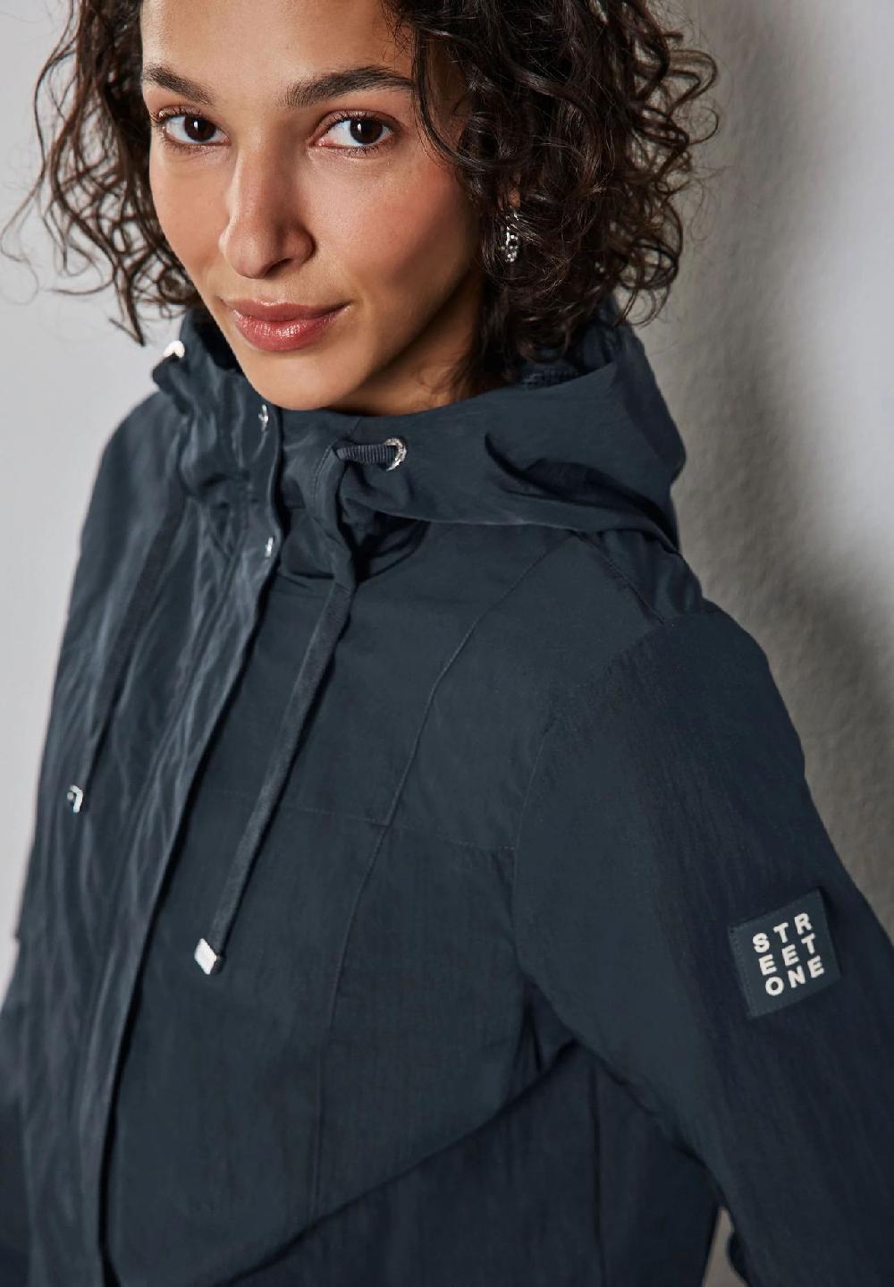 Street One Windbreaker verdeckter Reißverschluss Patch für Damen Verkauf