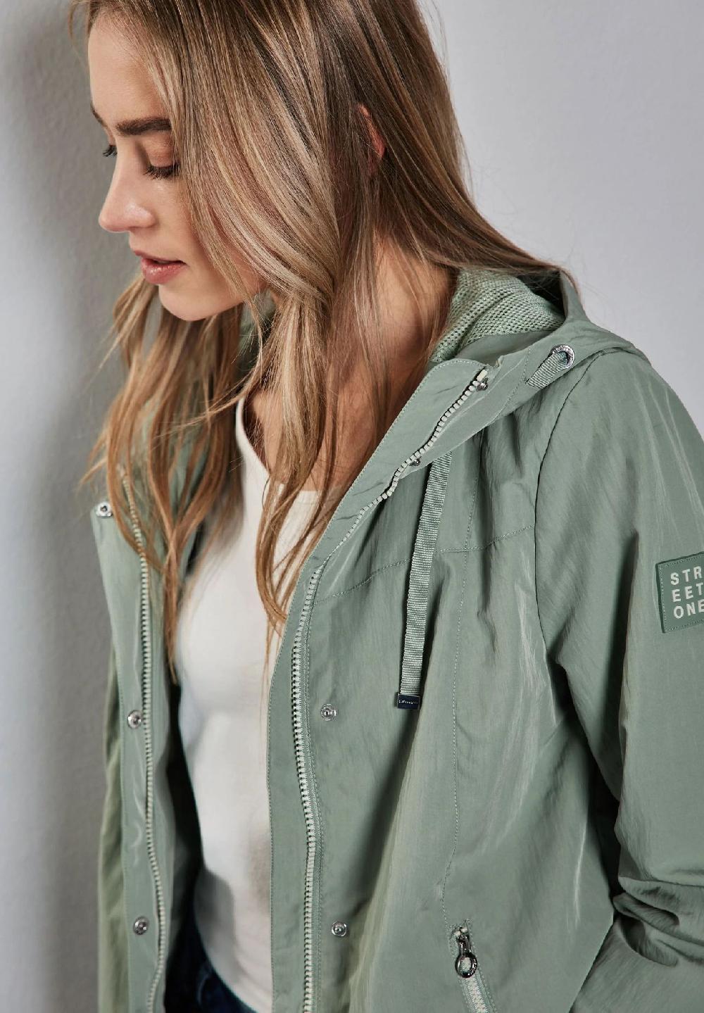 Street One Windbreaker verdeckter Reißverschluss Patch für Damen Angebote