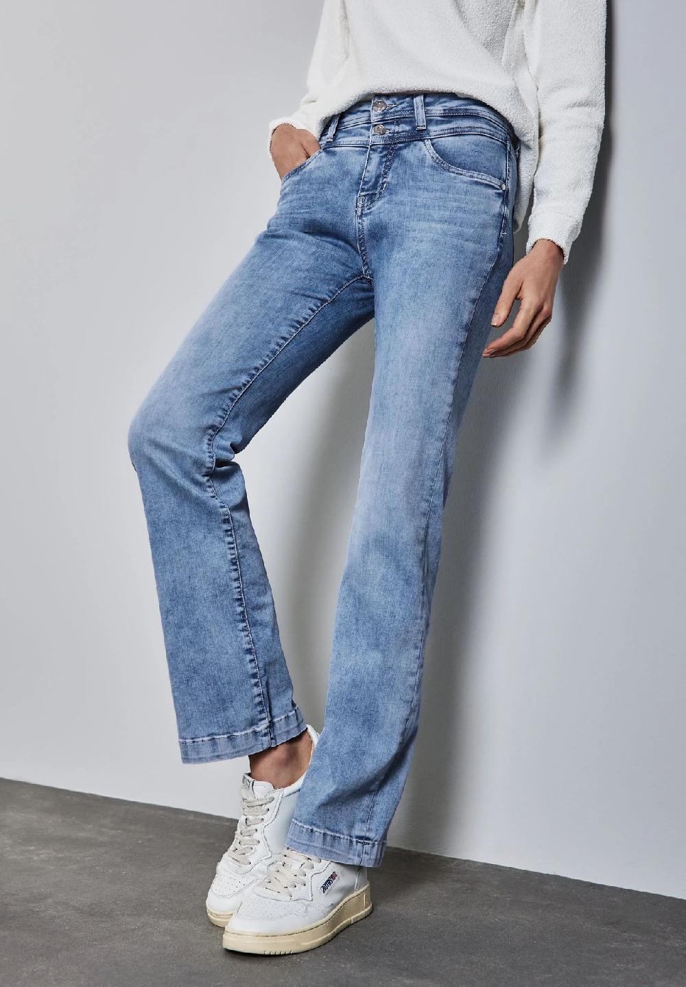 Street One Jeanshose "Style Q" Five-Pocket für Damen Schlussverkauf