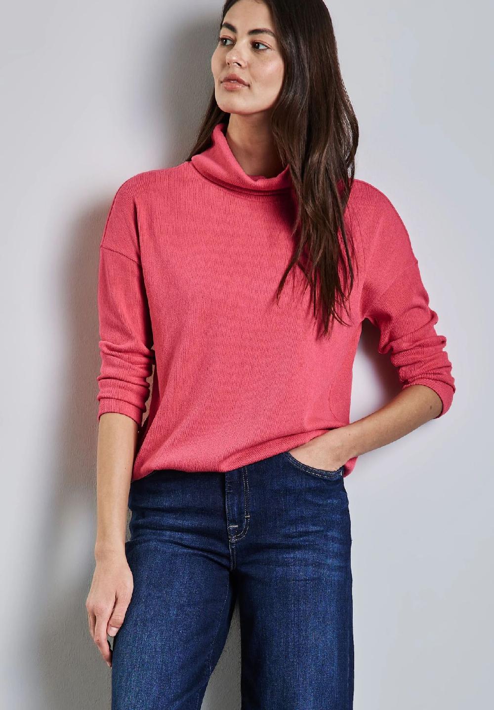 Street One Sweatshirt überschnittene Schultern für Damen Fabrikverkauf