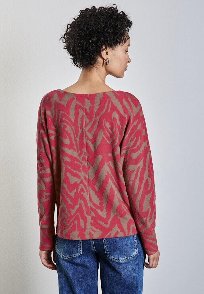 Street One Langarmshirt U-Boot-Ausschnitt für Damen Blitzverkäufe